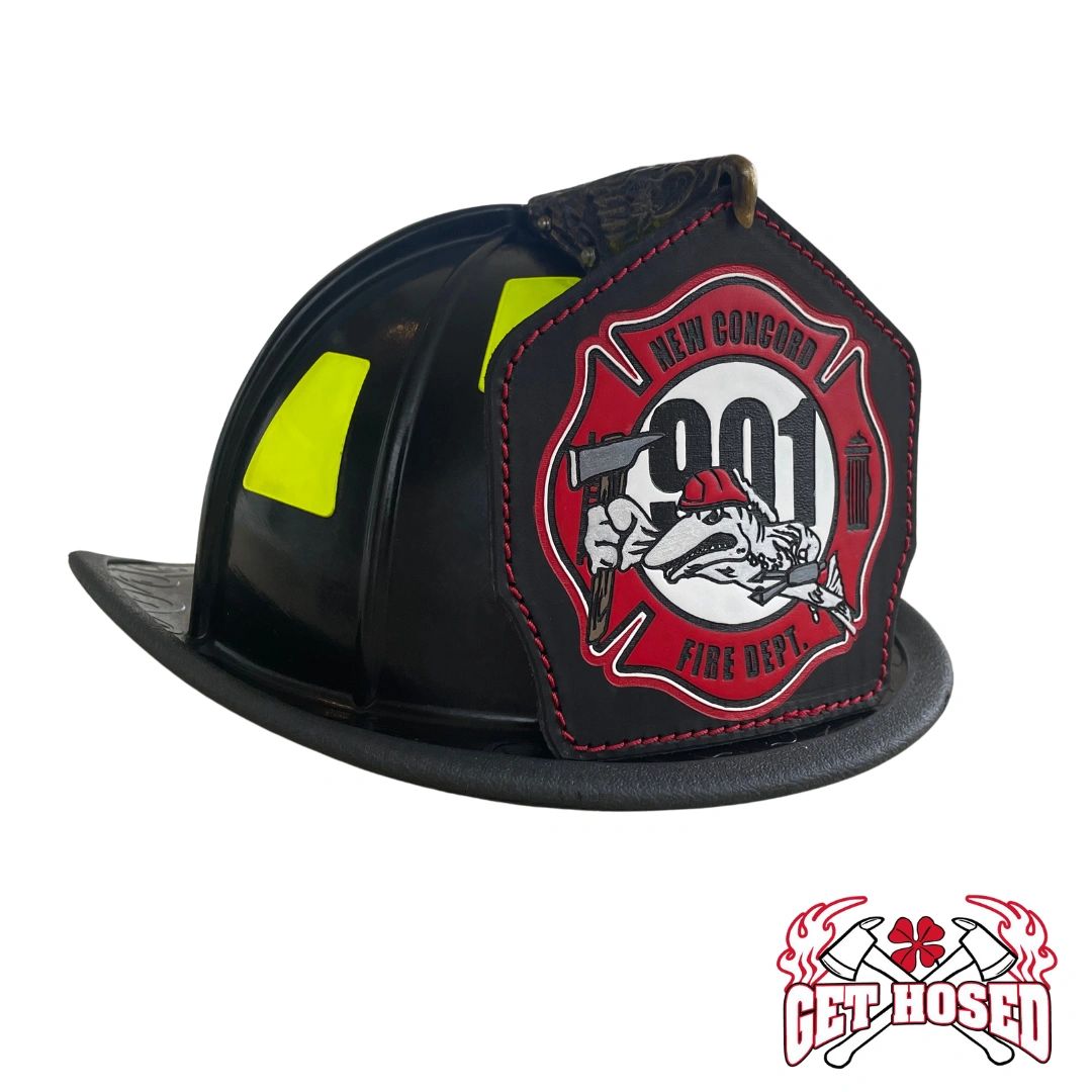 Image Only Leather Helmet Front